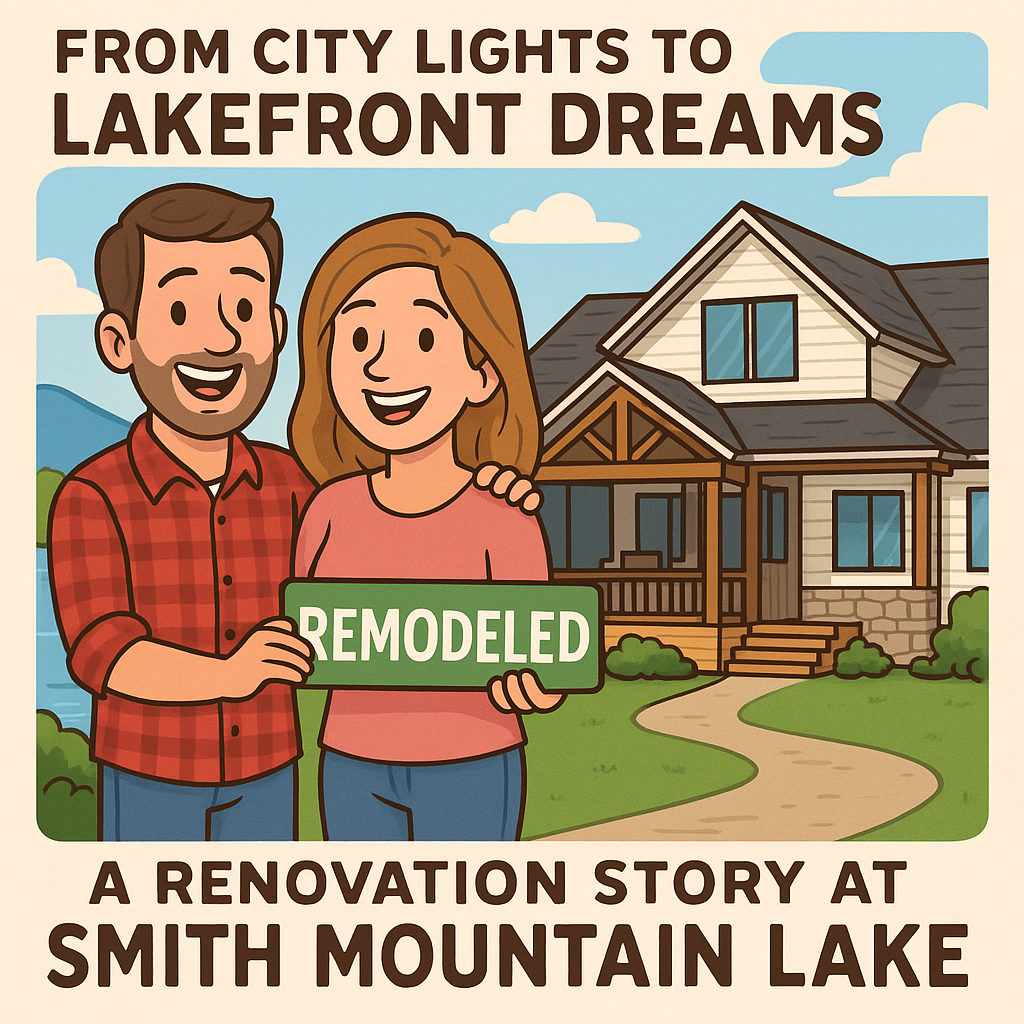From City Lights to Lakefront Dreams: A Renovation Story at Smith Mountain Lake