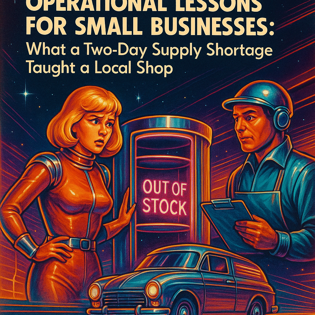 Operational Lessons for Small Businesses: What a Two-Day Supply Shortage Taught a Local Shop