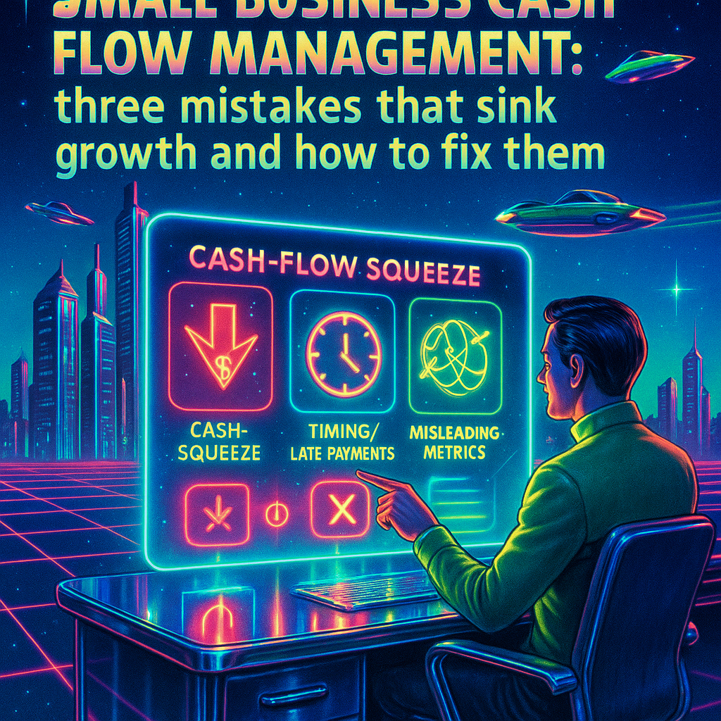 Small business cash flow management: three mistakes that sink growth and how to fix them