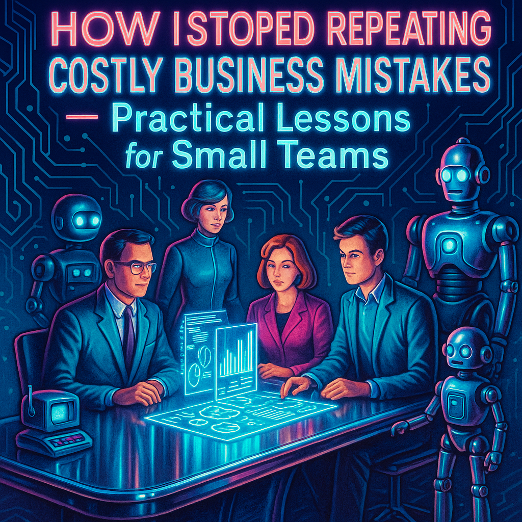 How I Stopped Repeating Costly Business Mistakes — Practical Lessons for Small Teams