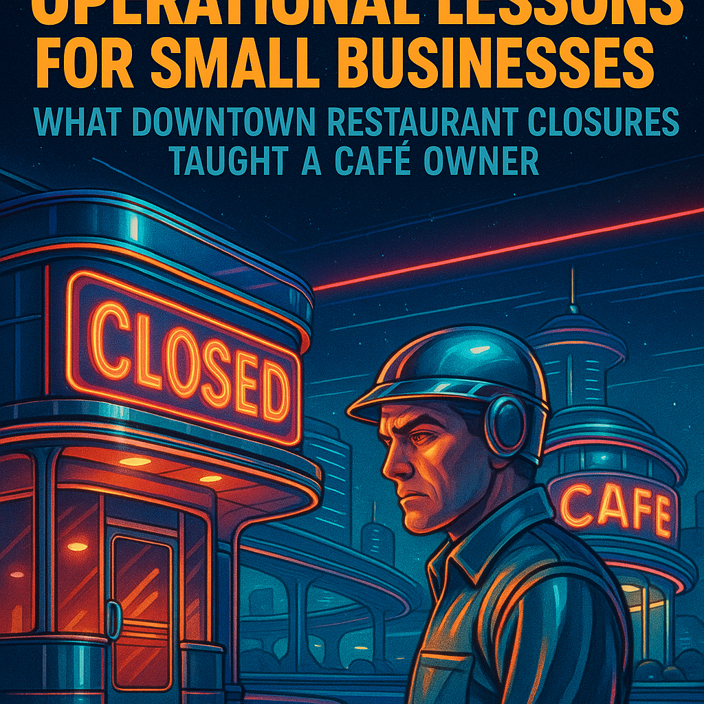 Operational lessons for small businesses: what downtown restaurant closures taught a cafe owner