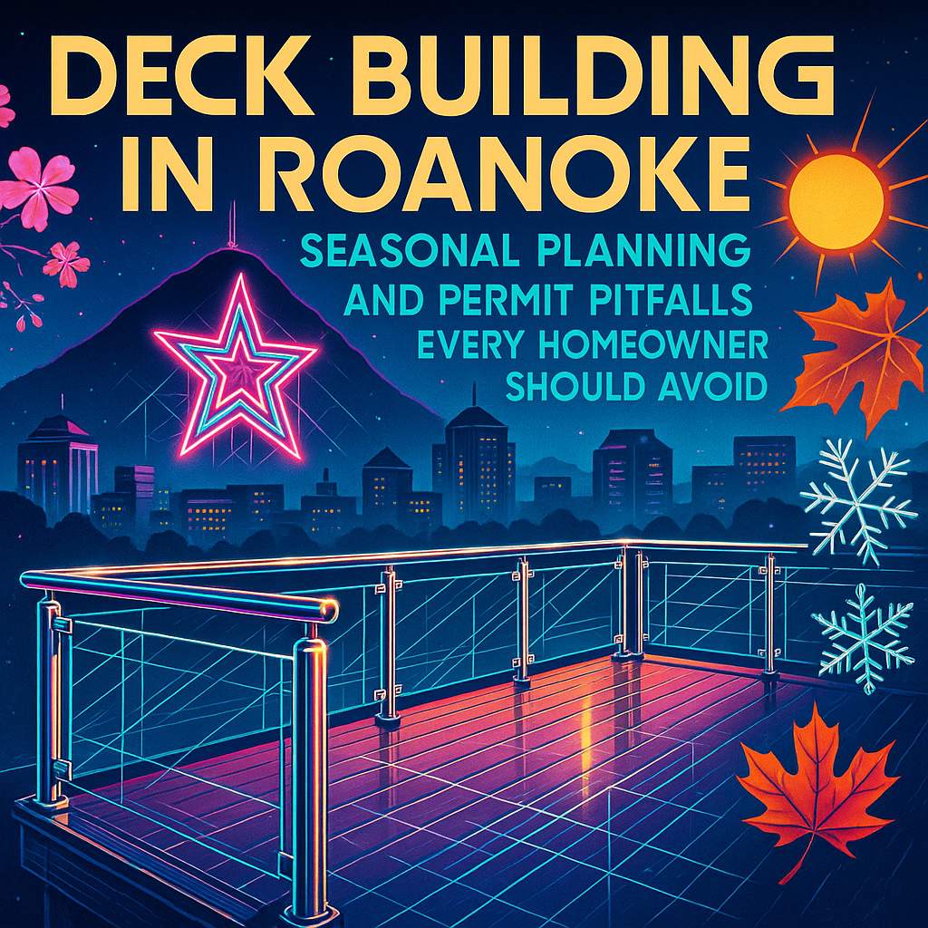 Deck Building in Roanoke: seasonal planning and permit pitfalls every homeowner should avoid