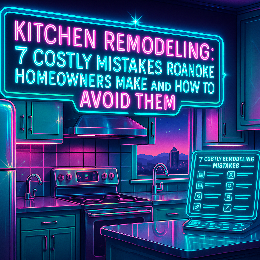 Kitchen Remodeling: 7 Costly Mistakes Roanoke Homeowners Make and How to Avoid Them