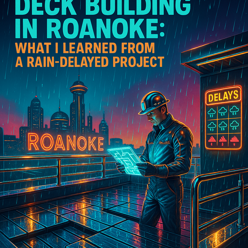 Deck Building in Roanoke: What I Learned from a Rain-Delayed Project