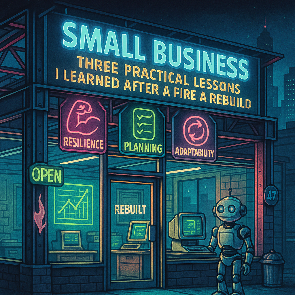 Small Business Operations: Three Practical Lessons I Learned After a Fire and a Rebuild