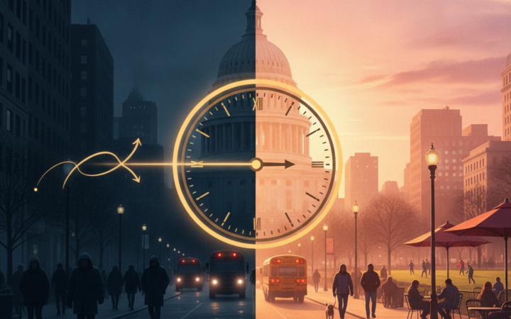 House Passes Sunshine Protection Act to Make Daylight Saving Time Permanent, Raising Stakes for East Coast Winters