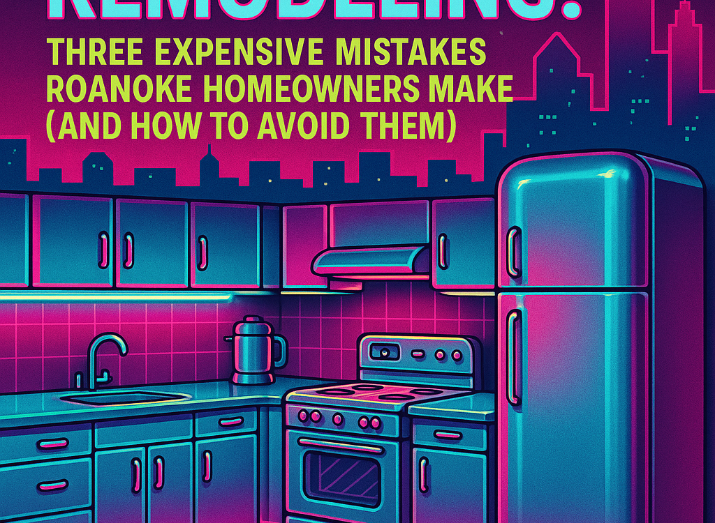 Kitchen remodeling: three expensive mistakes Roanoke homeowners make (and how to avoid them)