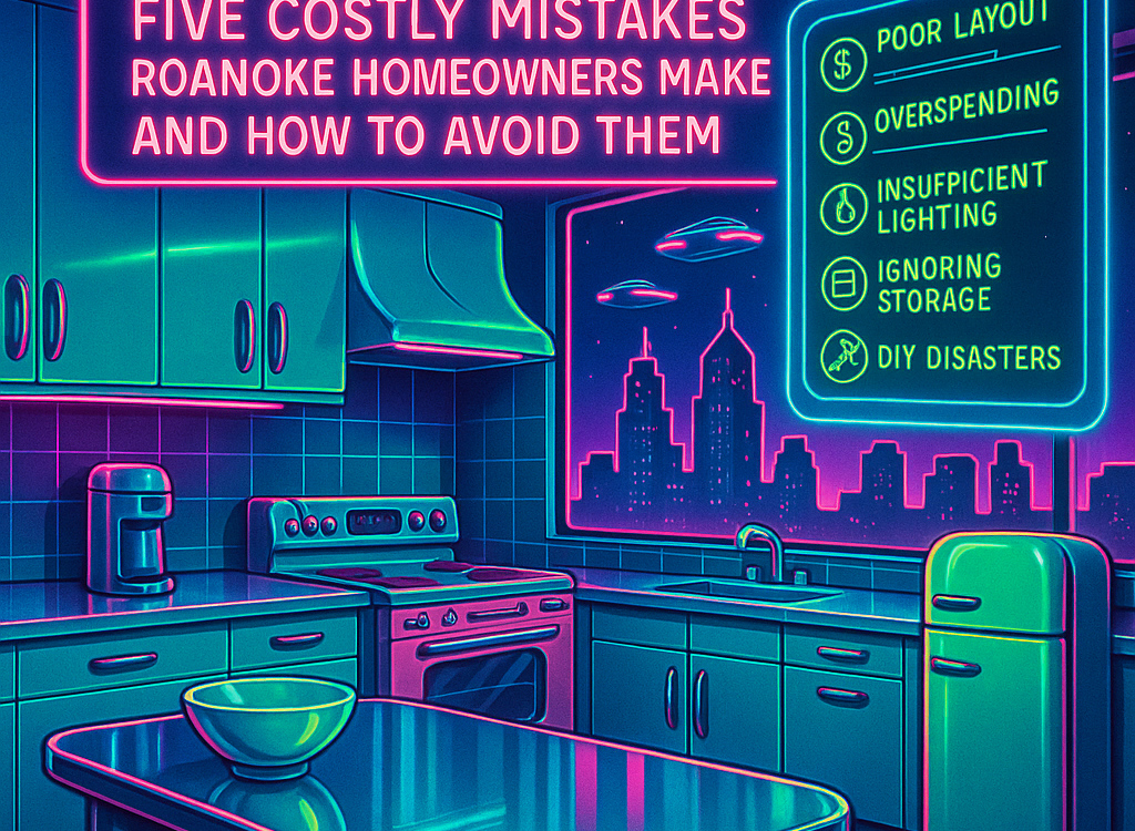 Kitchen Remodeling: Five Costly Mistakes Roanoke Homeowners Make and How to Avoid Them