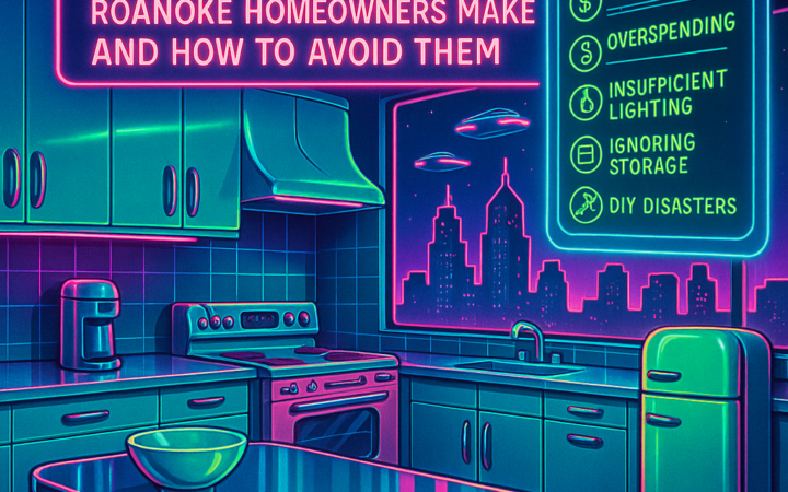 Kitchen Remodeling: Five Costly Mistakes Roanoke Homeowners Make and How to Avoid Them